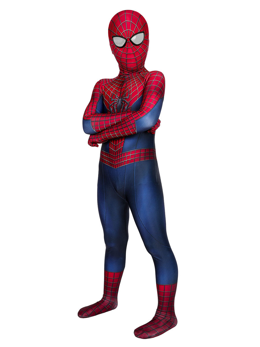 Spiderman Costume Classical Suit Kids Cosplay Jumpsuit Zentai Cosplay Costume Carnival - view 3