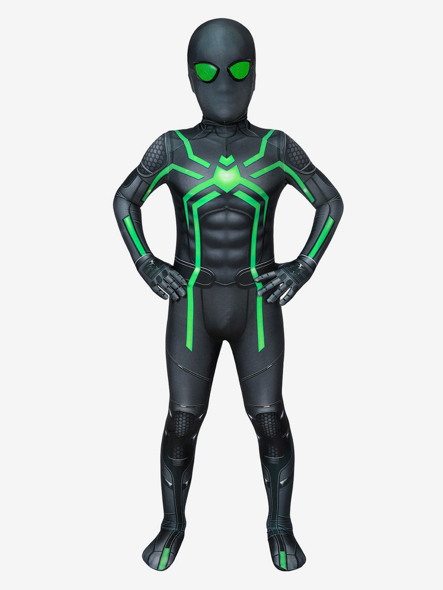 Kids Spiderman Costume Stealth Suit Cosplay Costume Lycra Spandex Bodysuit PS4 Game Marvel Kids Jumpsuits - view 2