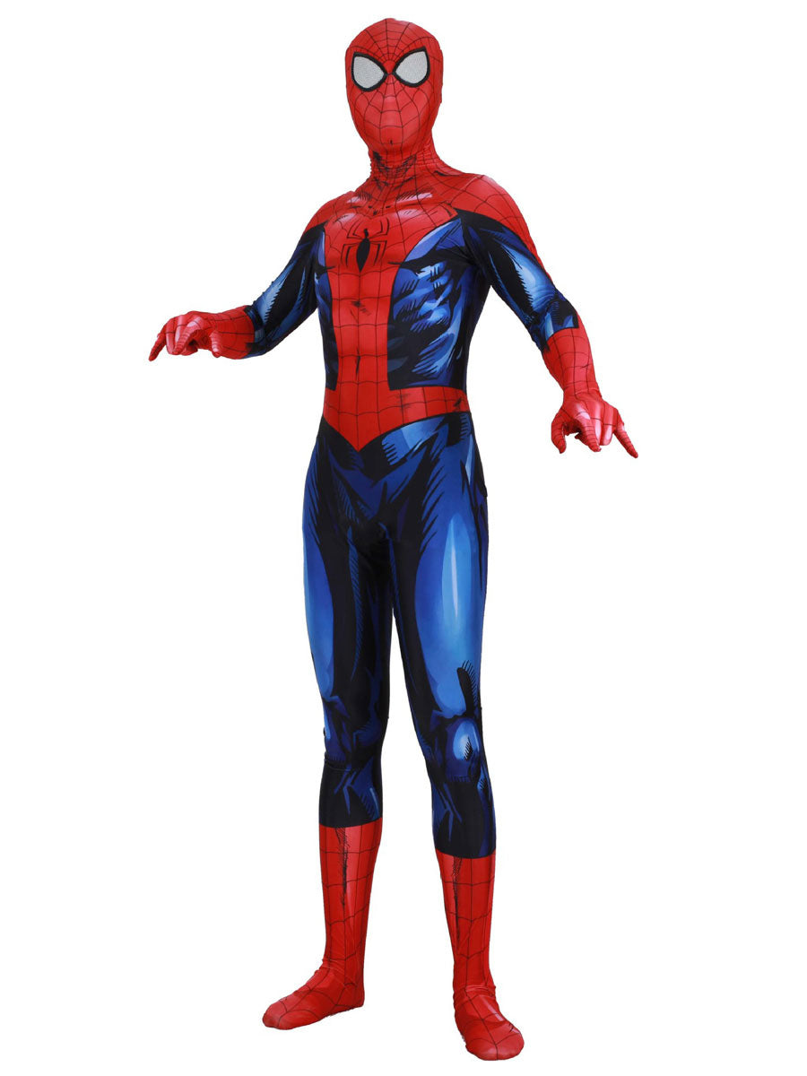 Superior Spiderman Cosplay Costume True Red Lycra Spandex Jumpsuit Marvel Comics Cosplay - view 3