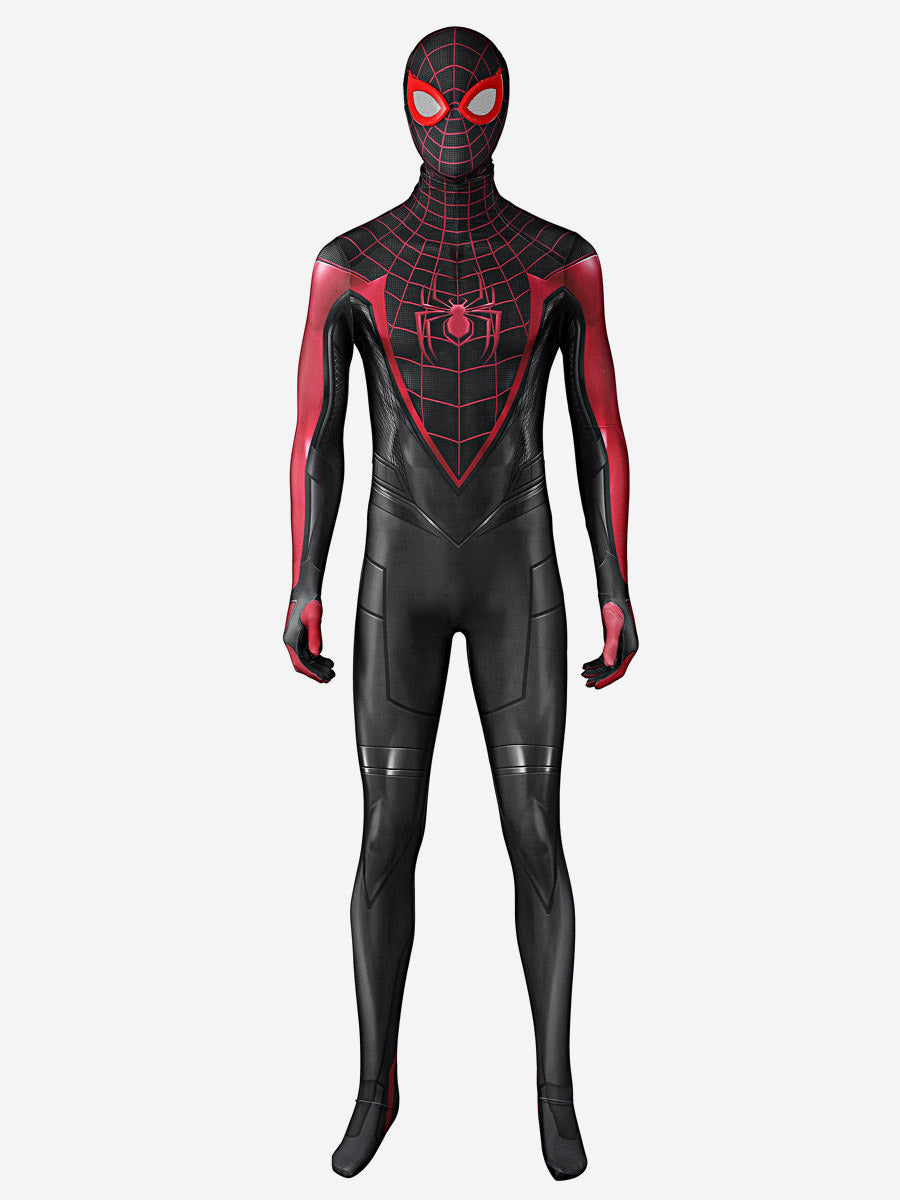 Unisex Spiderman Costumes Adult Polyester Fiber Costumes Hood Full Body Lycra Spandex - view 1