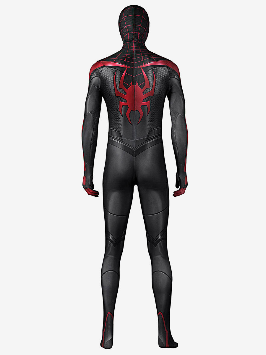 Unisex Spiderman Costumes Adult Polyester Fiber Costumes Hood Full Body Lycra Spandex - view 2