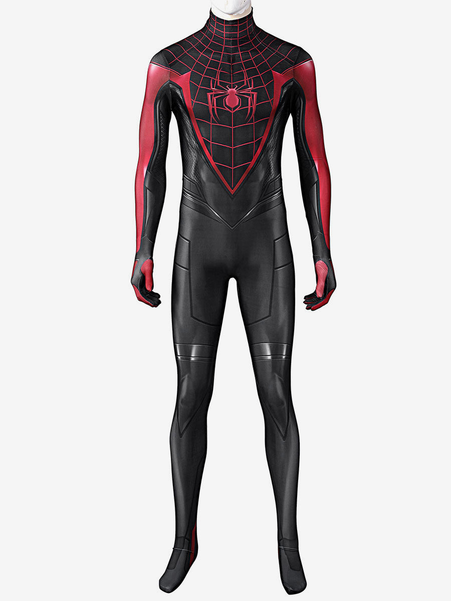 Unisex Spiderman Costumes Adult Polyester Fiber Costumes Hood Full Body Lycra Spandex - view 3