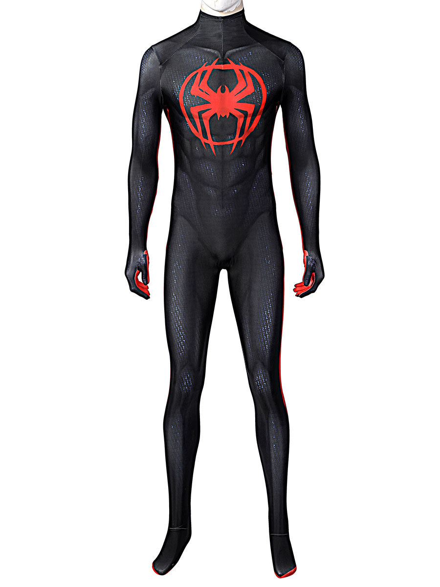 Unisex Spiderman Costumes Adult Polyester Fiber Costumes Hood Full Body Lycra Spandex - view 3
