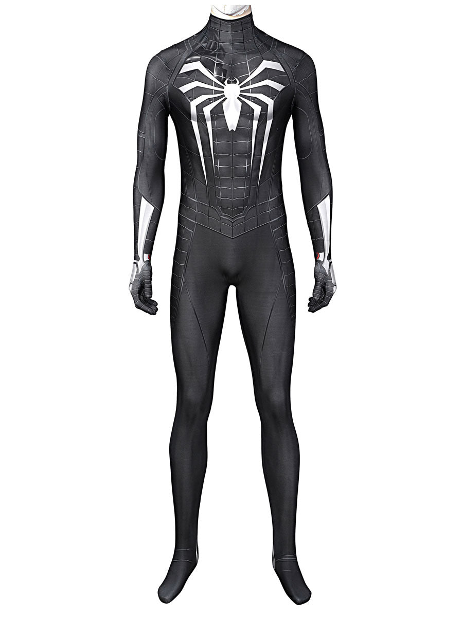 Unisex Spiderman Costumes Adult Polyester Fiber Costumes Hood Full Body Lycra Spandex - view 3