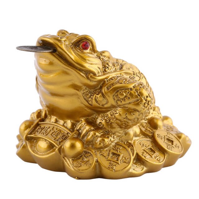 Lucky Money Frog Mini Figurine